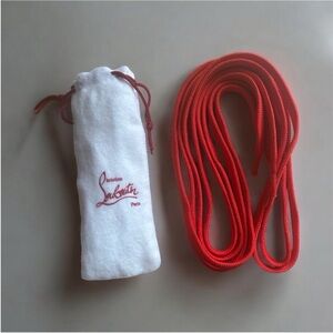 Christian Louboutin Replacement red laces for sneakers